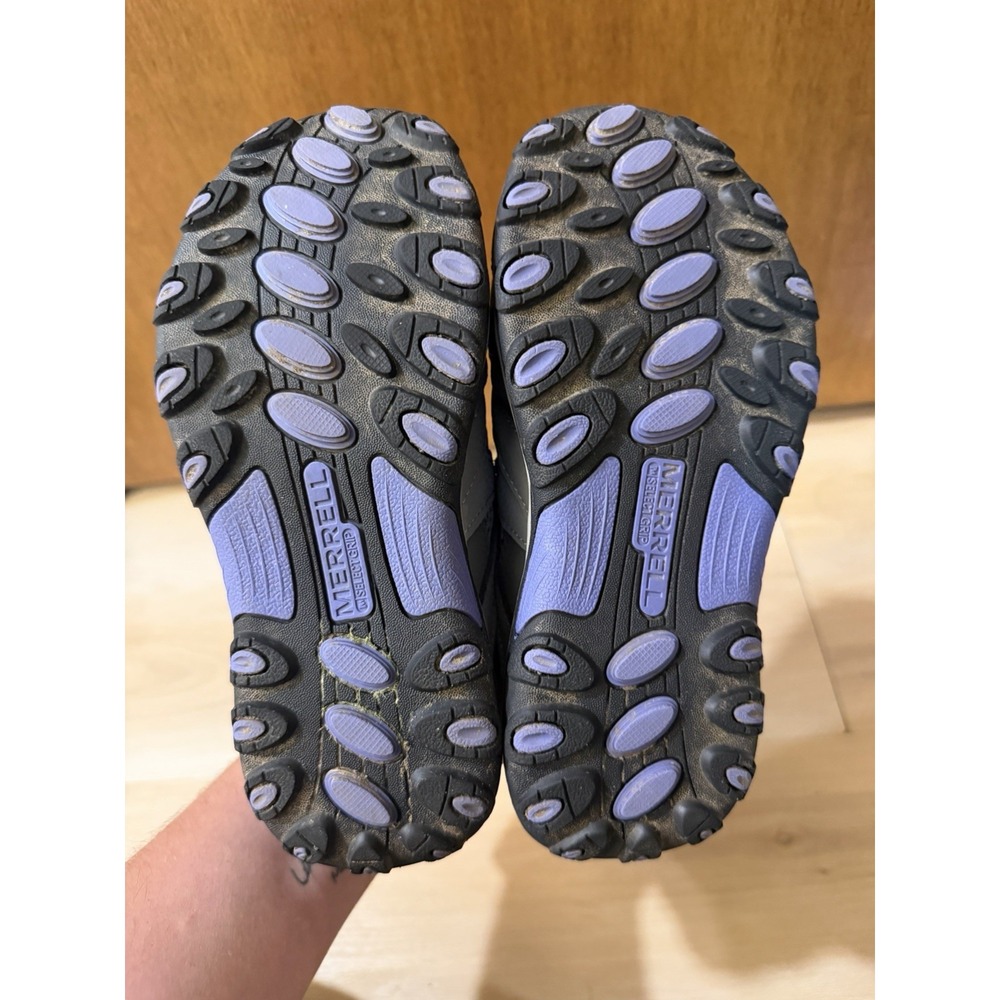 Merrell Big Kid Trail Quest Hiking Sneakers Grey Blue MY57111 Size 2 - Picture 7 of 7